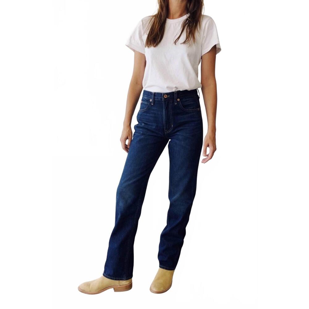 NEW HEY GANG straight leg jeans in eddy wash